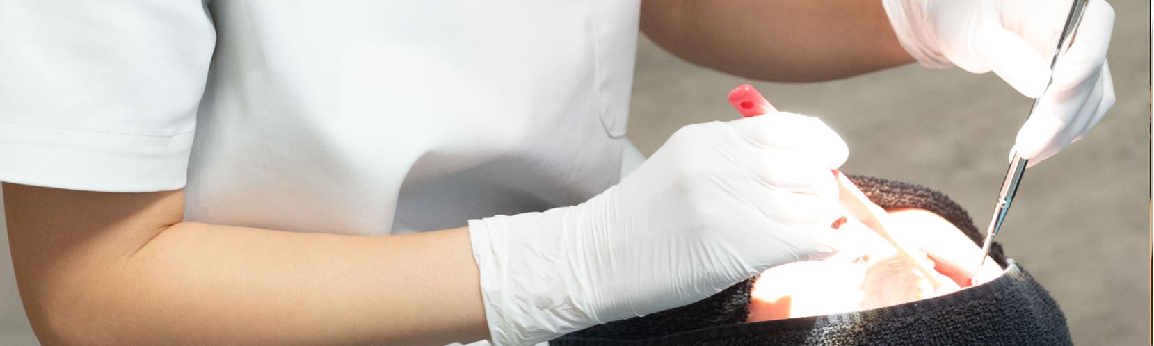 できるかぎり痛みを抑えた治療